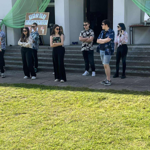 Występ uczniów z klasy 8 