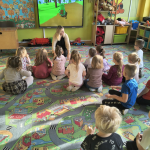 Warsztaty anglojęzyczne z przedszkolakami. 