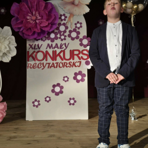Uczniowie na konkursie.
