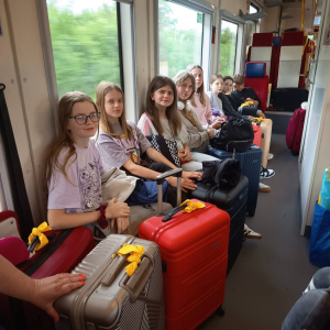 Dzień pierwszy , w podróży i pierwsze wrażenia. wszyscy podekscytowani. 